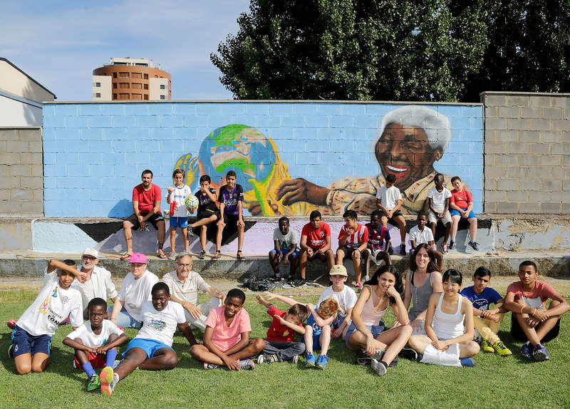 Un Mural Para La Tolerancia Deportiva