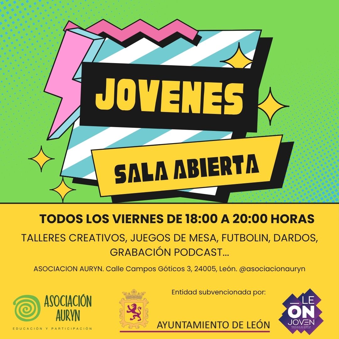 SALA ABIERTA. ADOLESCENTES Y JÓVENES