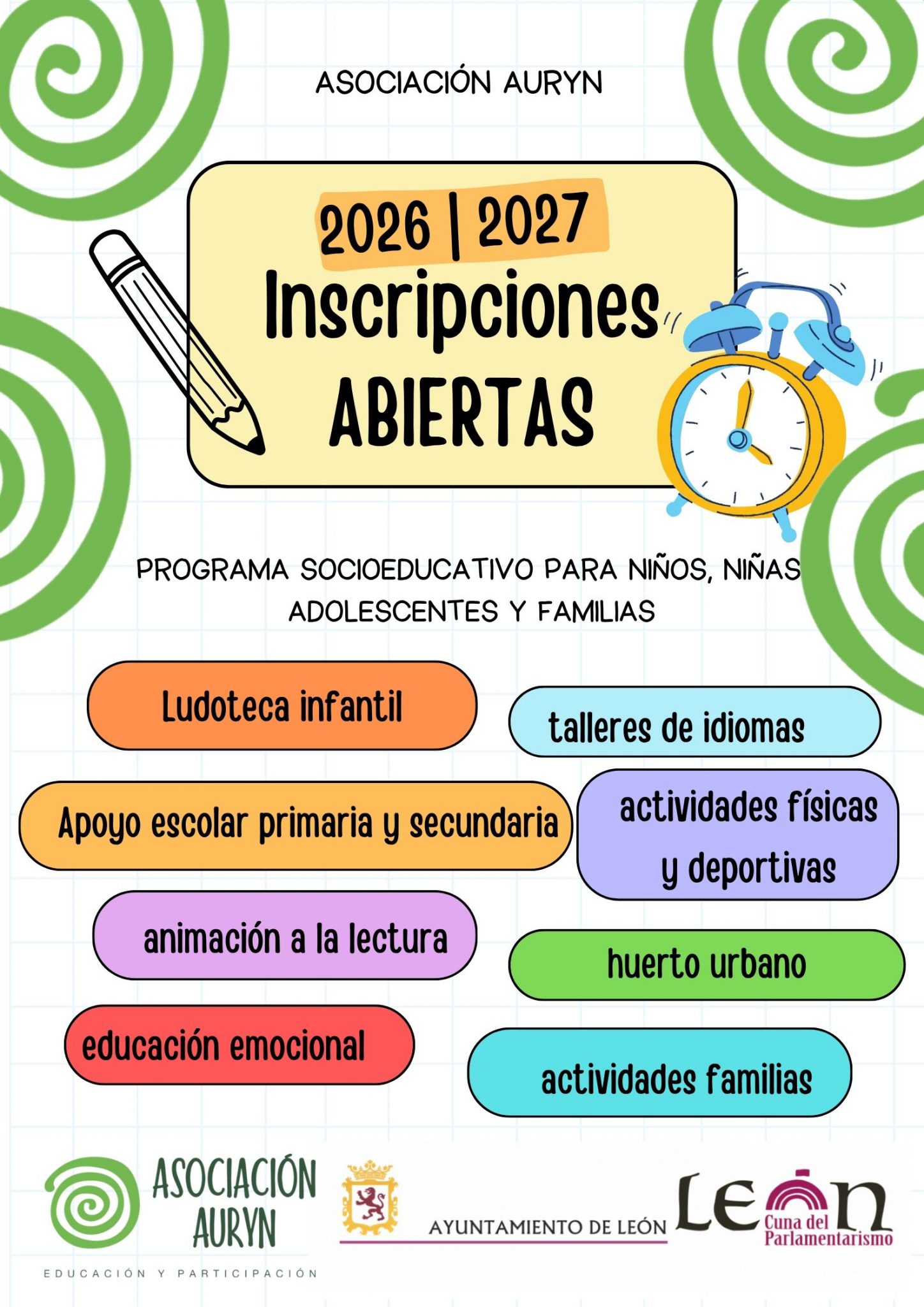 PROGRAMA SOCIOEDUCATIVO PARA NIÑOS, NIÑAS, ADOLESCENTES Y FAMLIAS